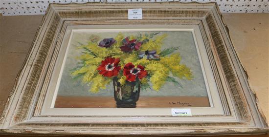 De Magnier, oil, still life(-)